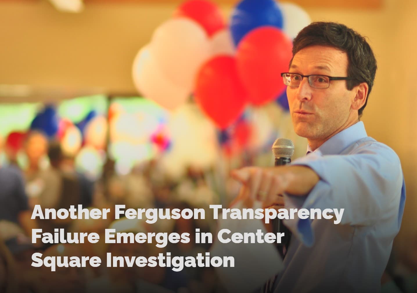 Bob Ferguson hiding stuff