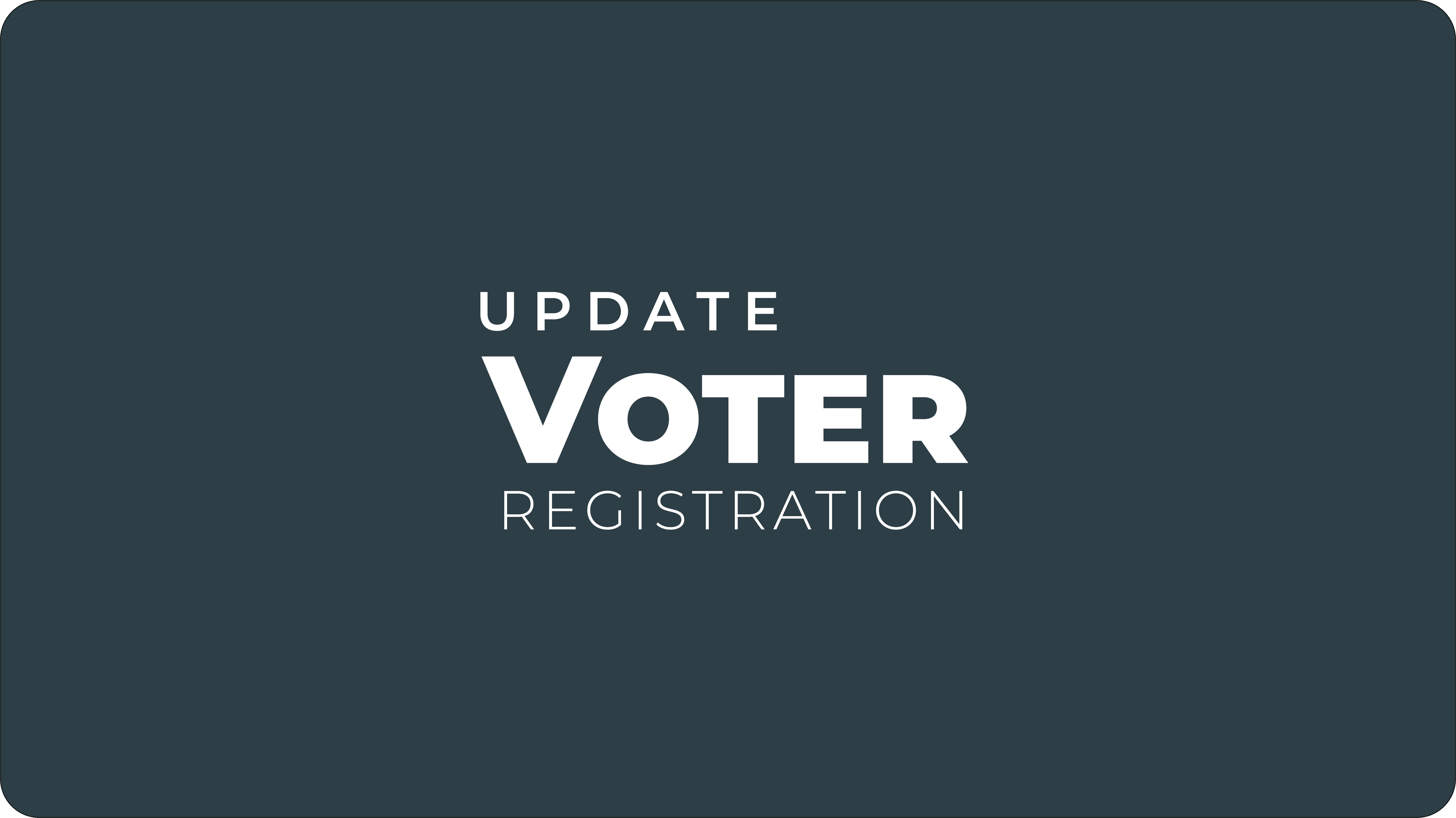 Update Voter Registration